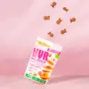 Hier ist die Packung mit den Himbeeren und Apfel-Softies von NutriPur.