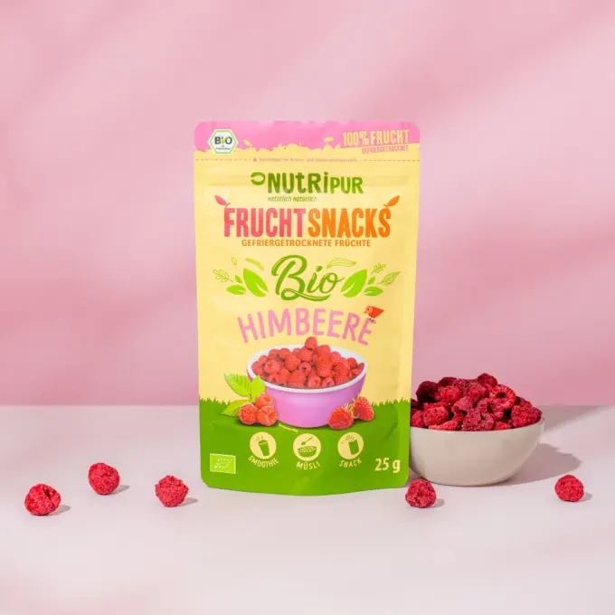 Gefriergetrocknete Himbeeren BIO