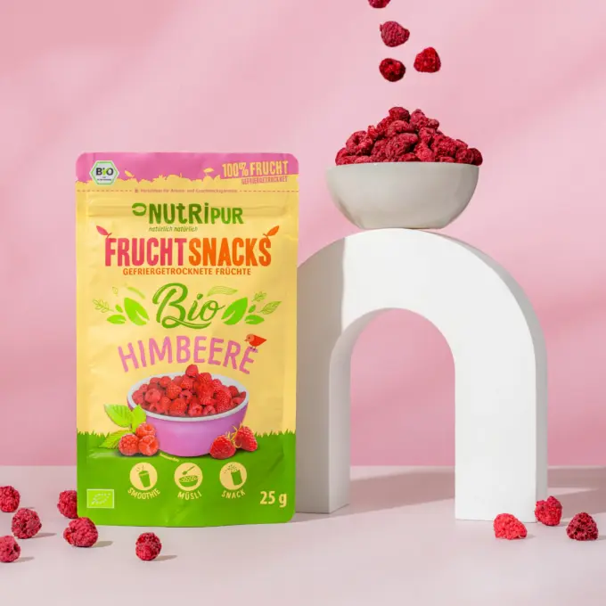 Gefriergetrocknete Himbeeren BIO – Bild 5