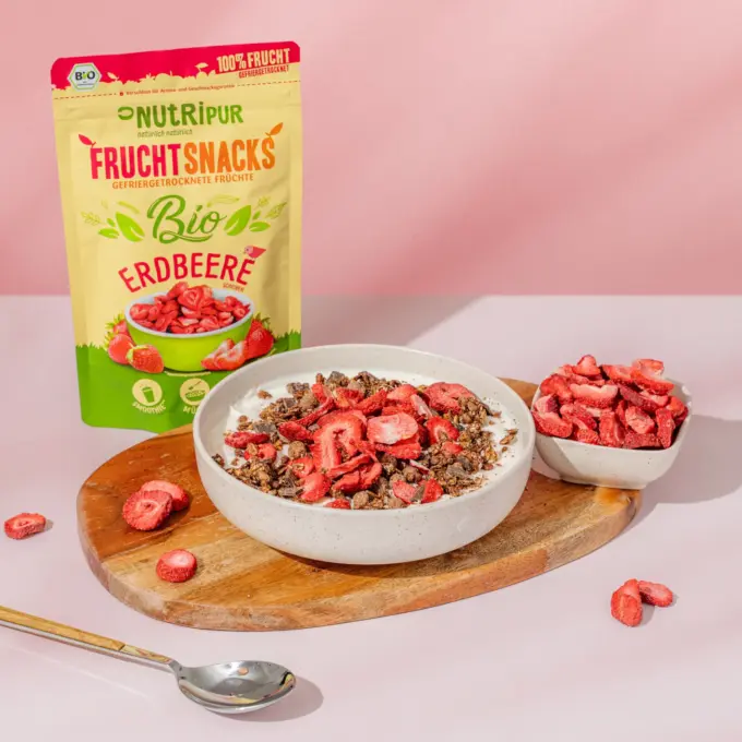 Gefriergetrocknete Erdbeeren BIO – Bild 3