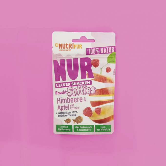 Frucht Softies Vegan Gummibärchen Himbeere Apfel natürlich