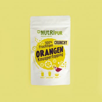 Gefriergetrocknete Früchte ohne Zusätze Orange Topping natürlich Superfood