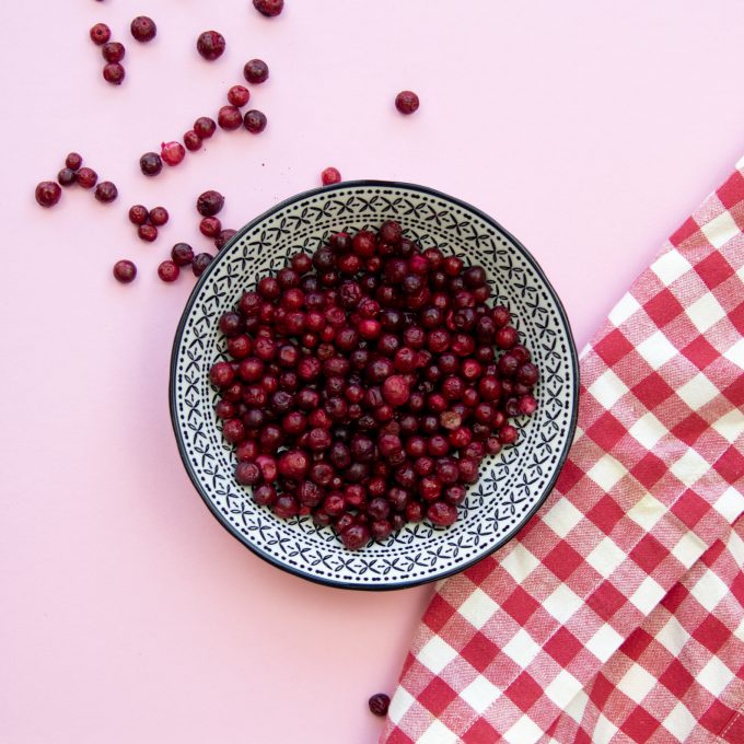 Gefriergetrocknete Früchte natürlich ohne Zusätze Preiselbeeren