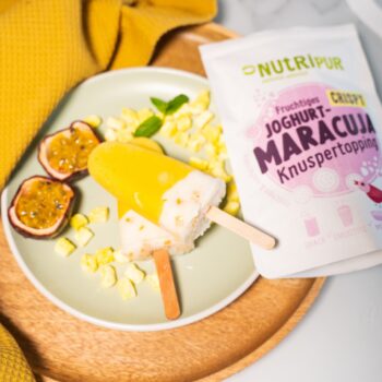 Gefriergetrocknete Früchte ohne Zusätze Joghurt Maracuja Topping Maracuja