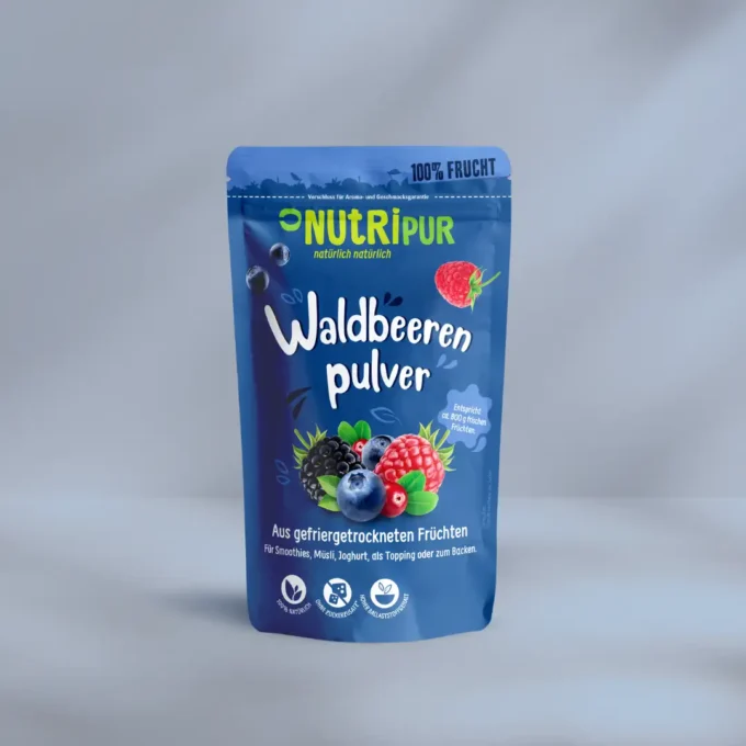 Fruchtpulver Waldbeeren, gefriergetrocknet