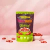 Hier ist ein Produktbild der gefriergetrockneten Erdbeeren in Scheiben von Nutripur - 25 g