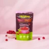 Hier ist ein Produktbild der gefriergetrockneten Himbeeren von Nutripur - 25 g