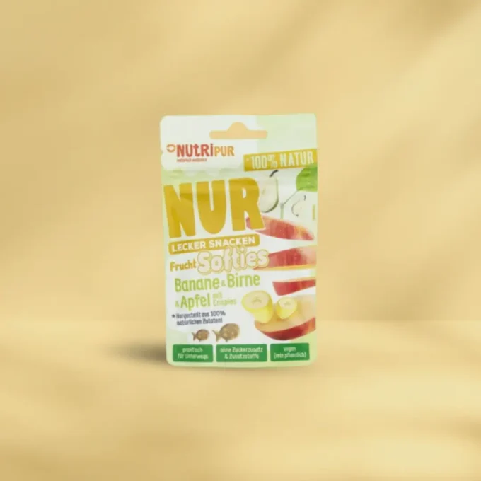 NUR Frucht Softies Banane, Birne & Apfel mit Crispies