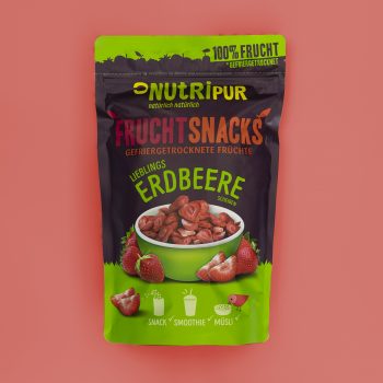 Gefriergetrocknete Früchte ohne Zusätze Erdbeere natürlich Smoothie Bowl