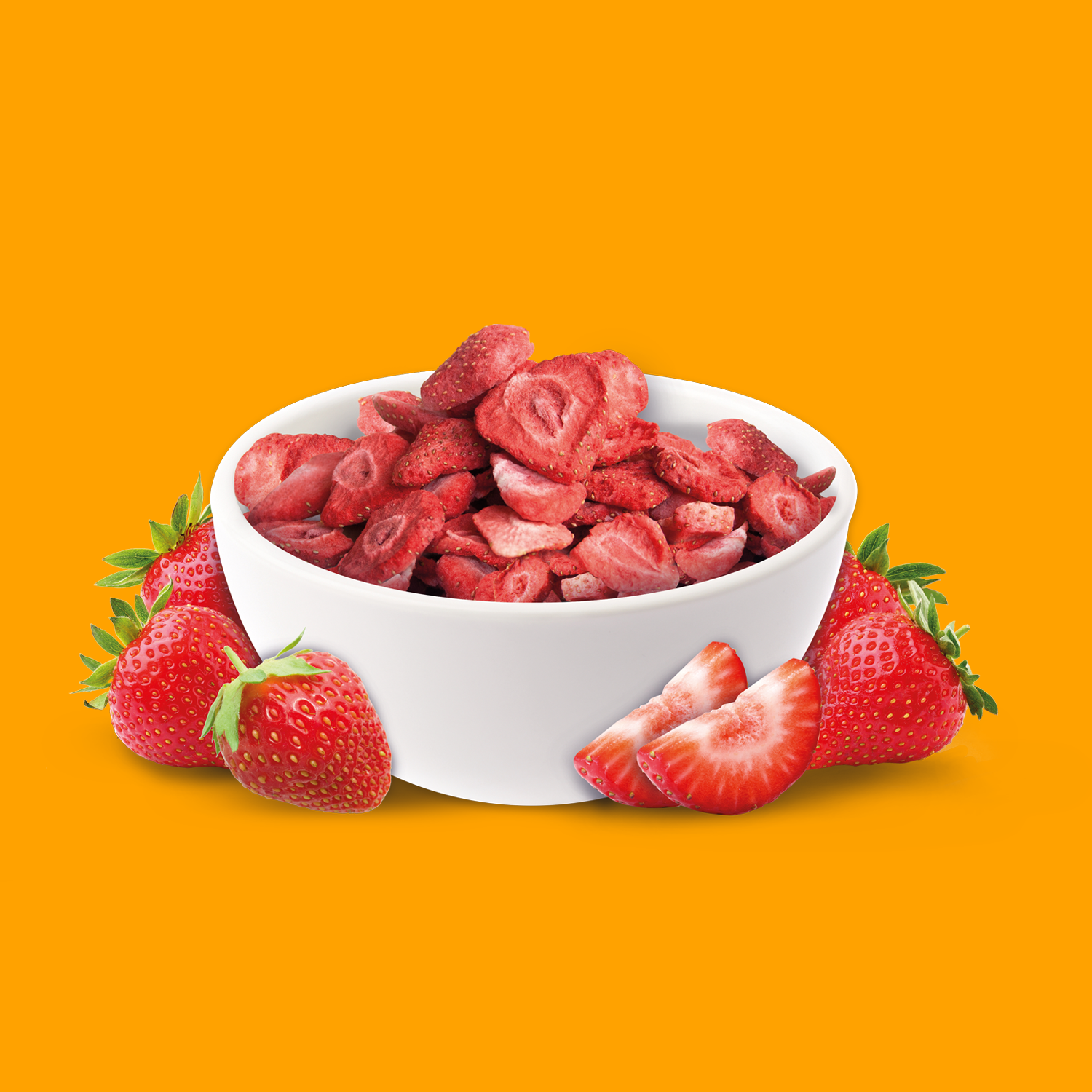 NutriPur gefriergetrocknet Erdbeeren natürlich