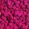 Das Bild zeigt eine Makroaufnahme der gefriergetrockneten Drachenfrüchte von Nutripur
