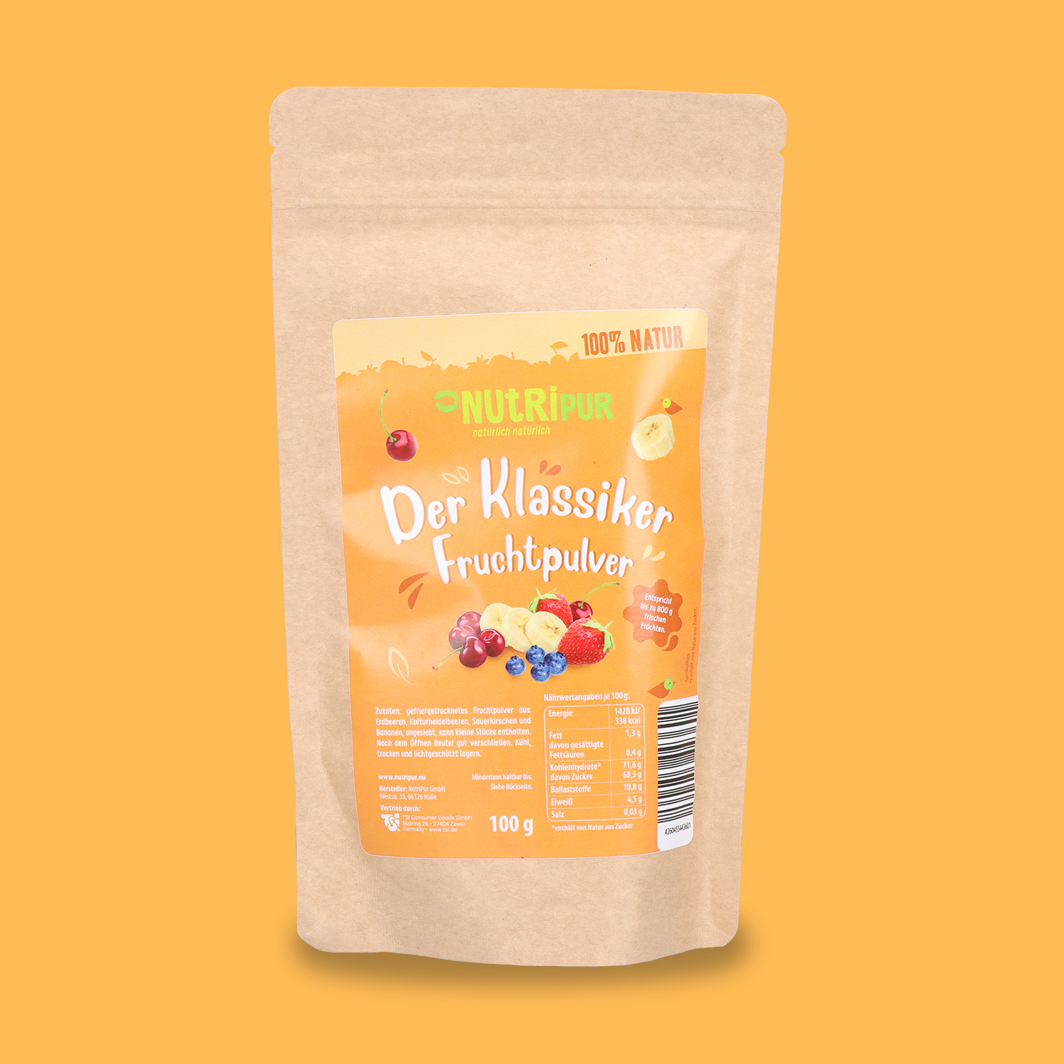 Freezedried fruit mix for your cereal
