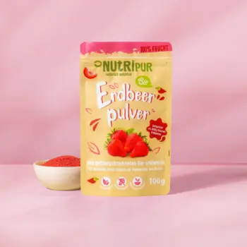 Fruchtpulver Erdbeeren BIO, gefriergetrocknet