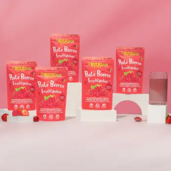 5 x 100g Fruchtpulver Rote Beeren, gefriergetrocknet