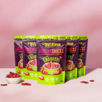 ANGEBOT! 5 x 70g Gefriergetrocknete Erdbeeren