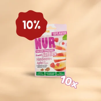 ANGEBOT! 10 x 35g NUR Frucht Softies Himbeere