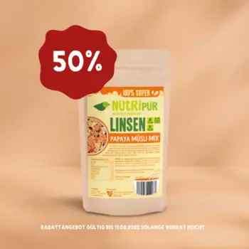 Produktbild Papaya Müsli Mix mit 50% Rabatt gültig bis 11. August 2025 solange Vorrat reicht.