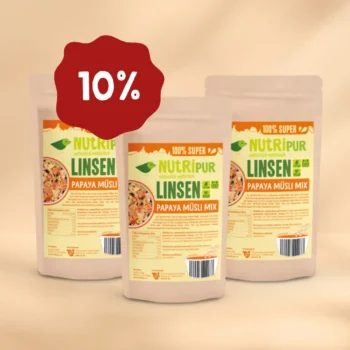 ANGEBOT! 3 x 150g High-Protein Müsli Papaya