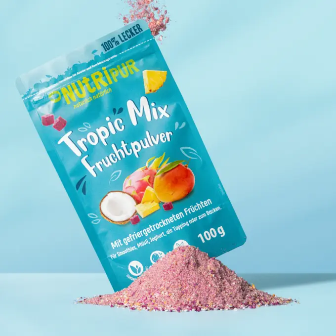 Fruchtpulver Tropic Mix, gefriergetrocknet – Bild 2