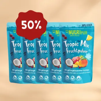 ANGEBOT! 5 x 100g Fruchtpulver Tropic Mix, gefriergetrocknet