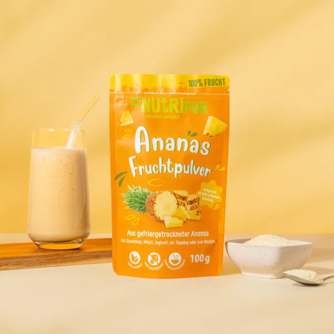 Fruchtpulver Ananas, gefriergetrocknet – Bild 4