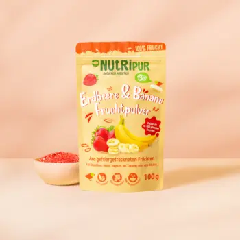 Fruchtpulver Erdbeeren & Bananen, gefriergetrocknet