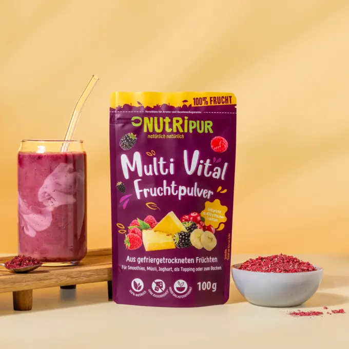 Fruchtpulver Multi Vital, gefriergetrocknet – Bild 3