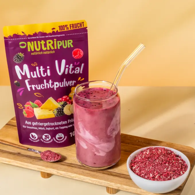 Fruchtpulver Multi Vital, gefriergetrocknet – Bild 4