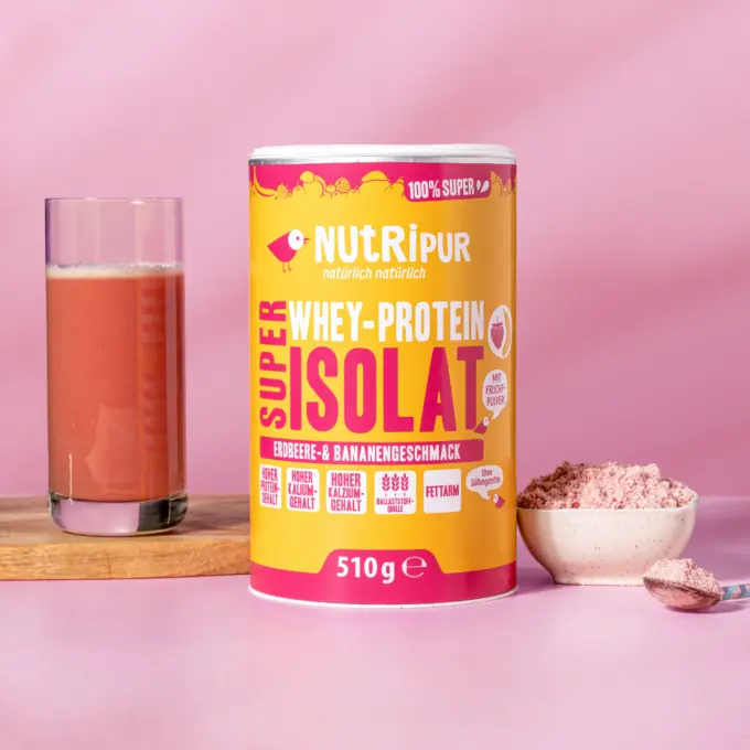Super Isolat Whey Protein - Erdbeere & Banane – Bild 2