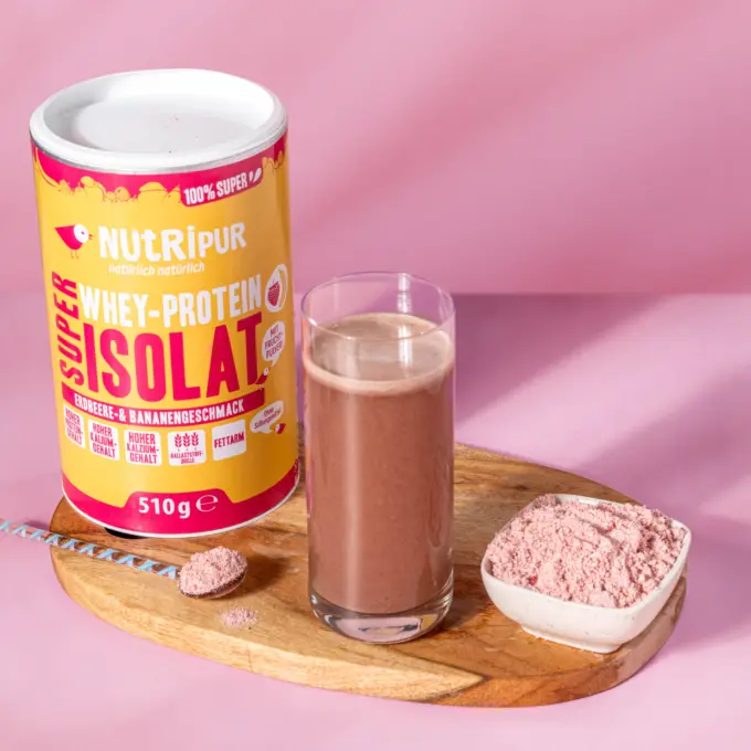 Super Isolat Whey Protein - Erdbeere & Banane – Bild 4