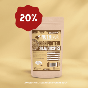 Nutripur Soja Crispies 300 g – knusprige, proteinreiche Sojaprotein-Kugeln"
