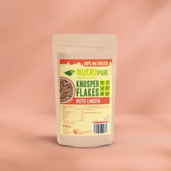 Knusperflakes aus roten Linsen