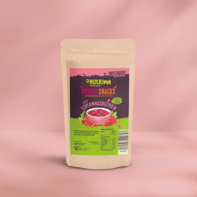 Gefriergetrocknete rote Johannisbeeren