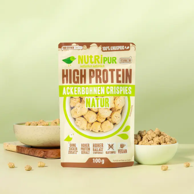High Protein Ackerbohnen Crispies - Natur – Bild 5