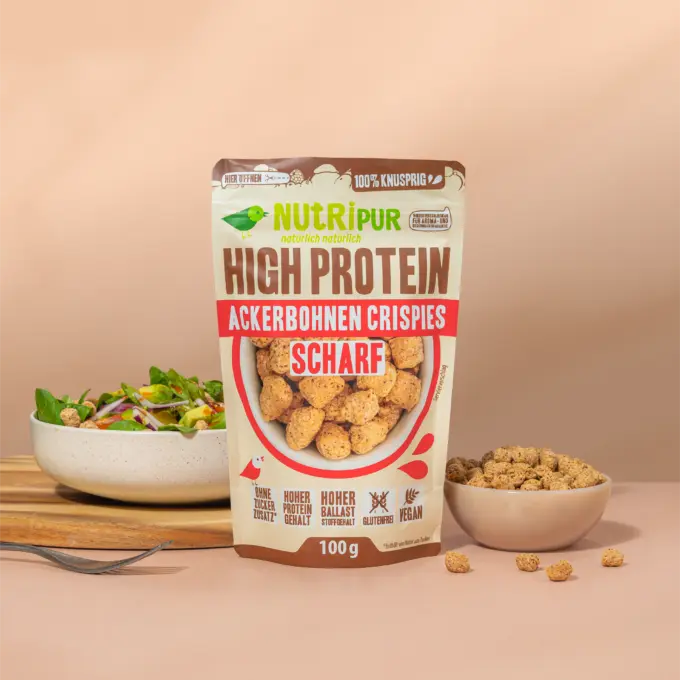 High Protein Ackerbohnen Crispies - Scharf – Bild 2
