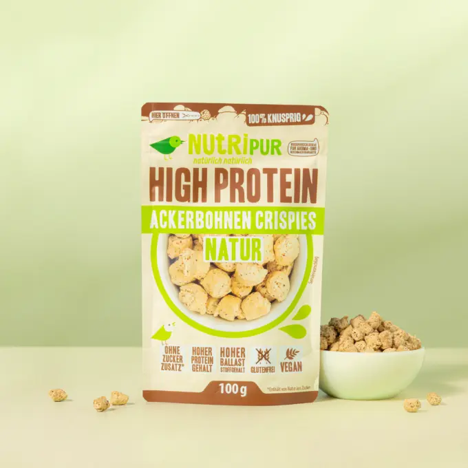High Protein Ackerbohnen Crispies - Natur