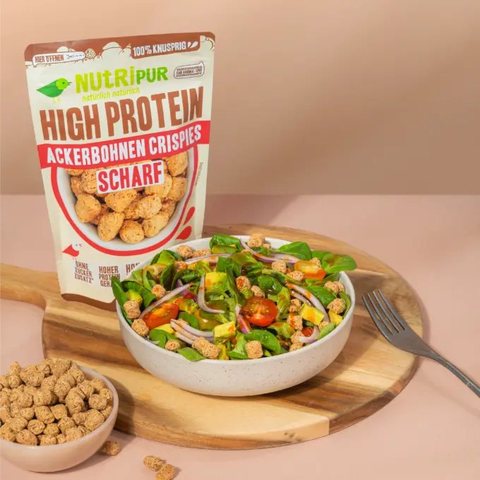 High Protein Ackerbohnen Crispies - Scharf – Bild 3