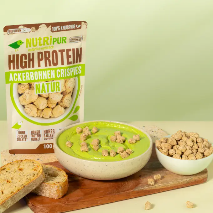 High Protein Ackerbohnen Crispies - Natur – Bild 3