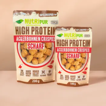 High Protein Ackerbohnen Crispies - Scharf - 200 g