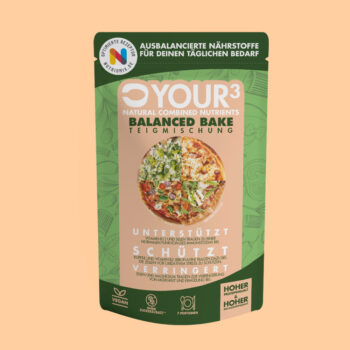 Nutriomix-Your3-Pizza-MIX. Die nährstoffoptimierte Teigmischung als Basis für deine tägliche Ernährung