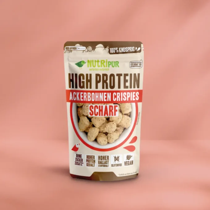 High Protein Ackerbohnen Crispies - Scharf