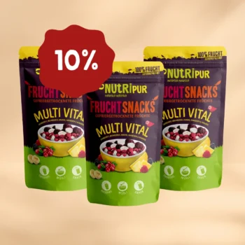 ANGEBOT! 3 x 100g Gefriergetrocknete Früchte, Multi Vital
