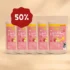 ANGEBOT! 5 x 100g Fruchtpulver Erdbeeren & Bananen, gefriergetrocknet - 5 x 100 g