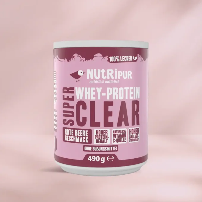 Clear-Protein-Pulver Red Berry