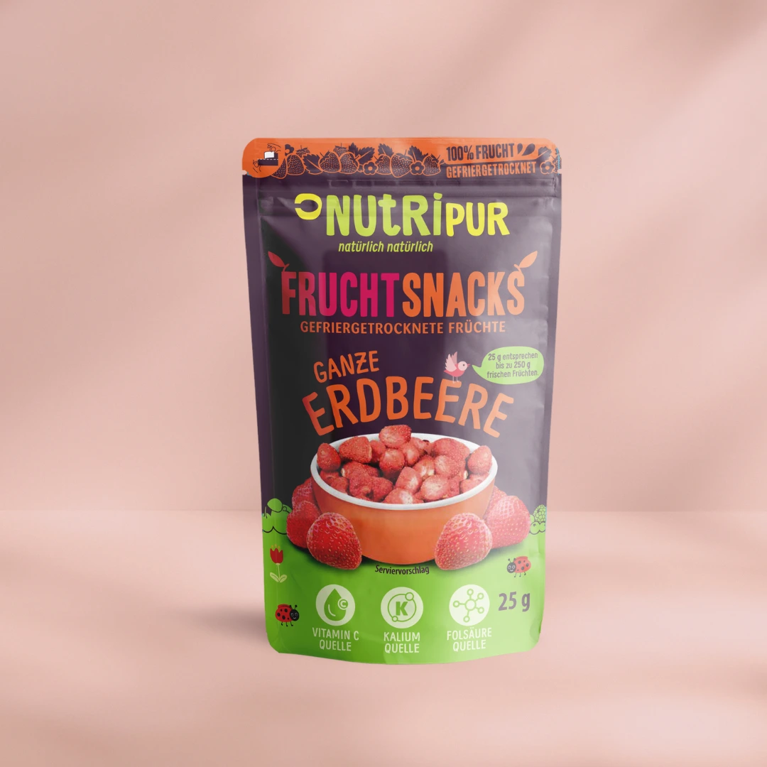 Gefriergetrocknete Erdbeeren (ganze Früchte) - Einführungspreis