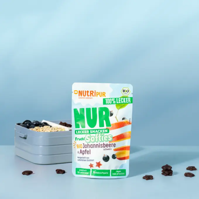 NUR Frucht Softies BIO Johannisbeere & Apfel – Bild 4