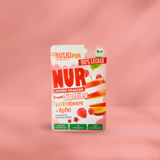 NUR Frucht Softies BIO Erdbeere & Apfel