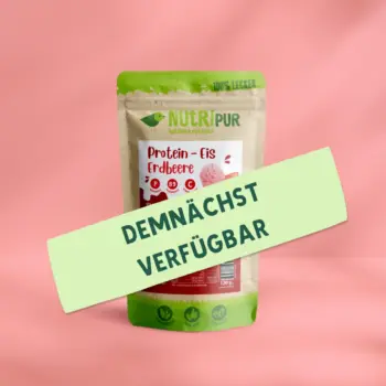 Eispulver für Protein-Eis Erdbeere