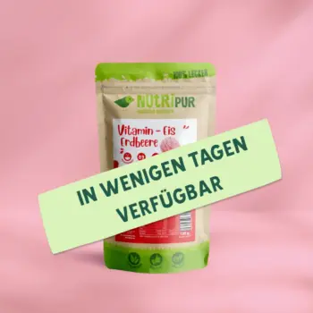 Eispulver für Vitamin-Eis Erdbeere