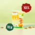 Hier ist ein Produktbild des Angebots 10 x 35 Gramm NUR Frucht Softies Banane, Birne & Apfel mit Crispies